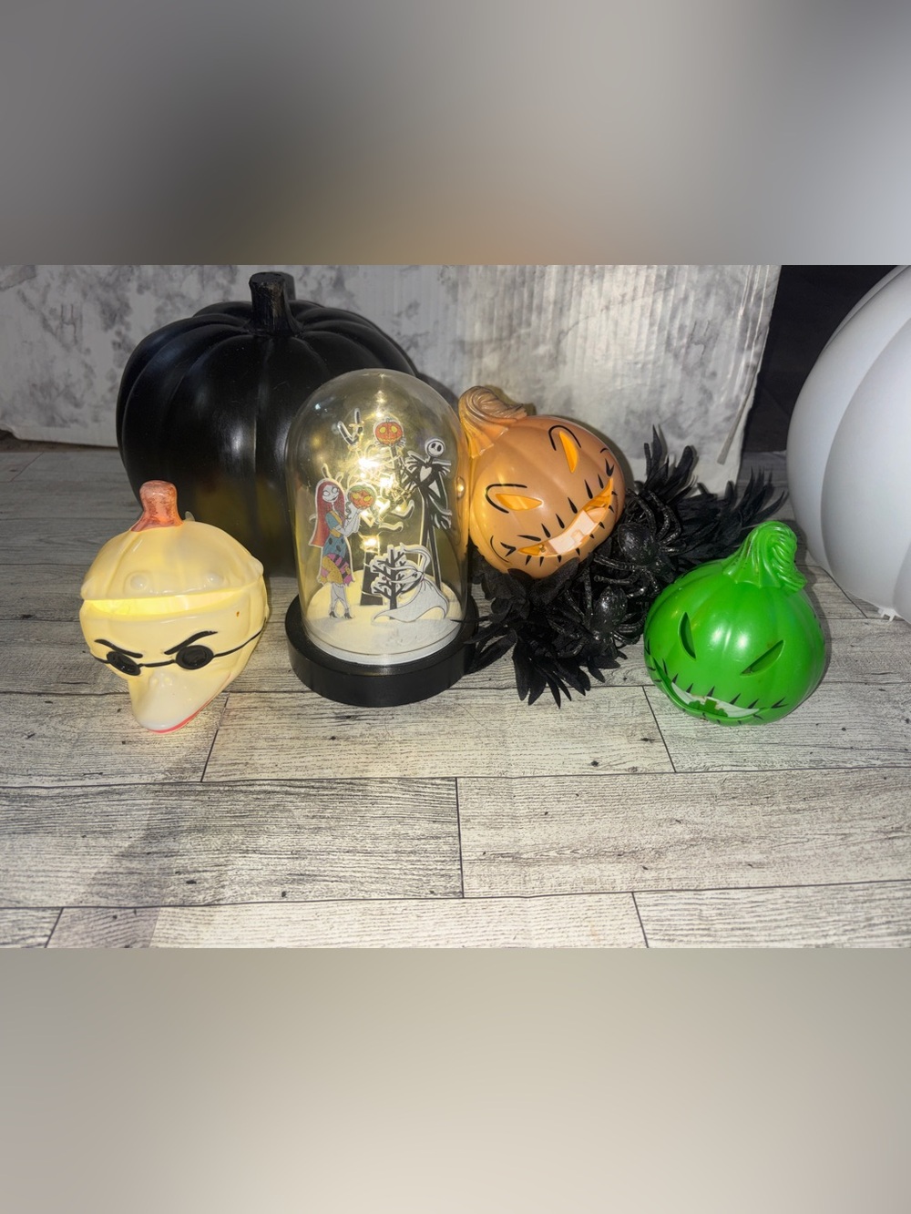 Nightmare before Christmas light up figures